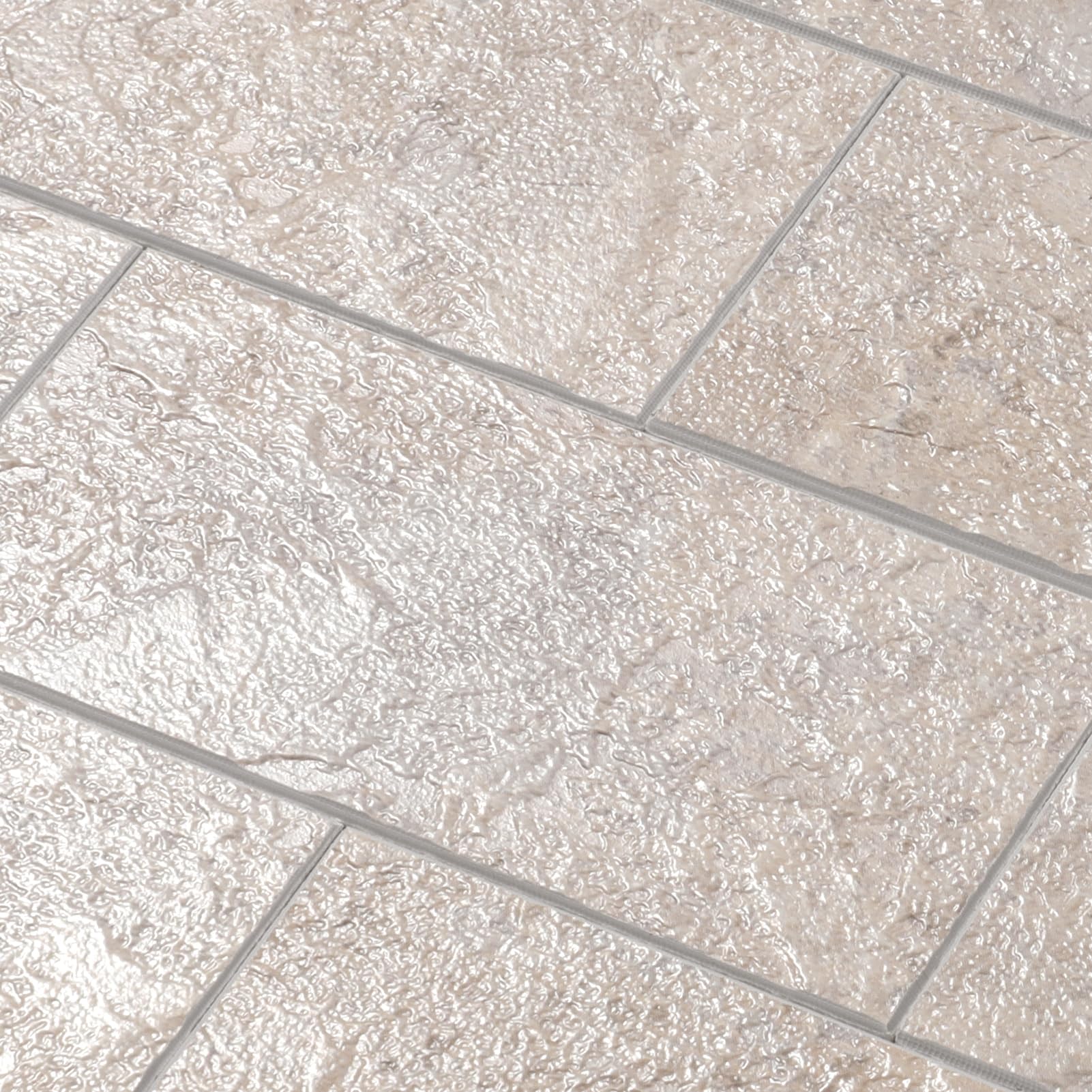 PIASTRELLE DA PARETE 3D, Pvc, Impermeabili, Effetto Legno, 70X70Cmx2Mm