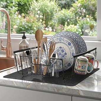 YUHFERA Stove Top Cover for Electric Stove - Silicone Stove Mat for Glass Top, Glass Cooktop Protector, XL Dish Drying Mats For Kitchen,Oven Covers for Electric Stove (Black,30 x 21)