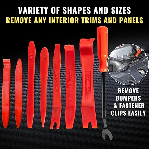 Miniatura 2 de Auto Trim Removal Tool Set (No Scratch Plastic Pry Tool Kit) - Auto Trim Tool Kit Car Tools, Easy Door Panel Removal Tool, Fastener Removal, Clip,