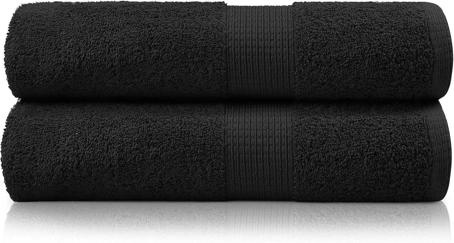 Lane Linen Bath Sheets Bathroom Towel Set 2 Pack 100 Cotton Extra