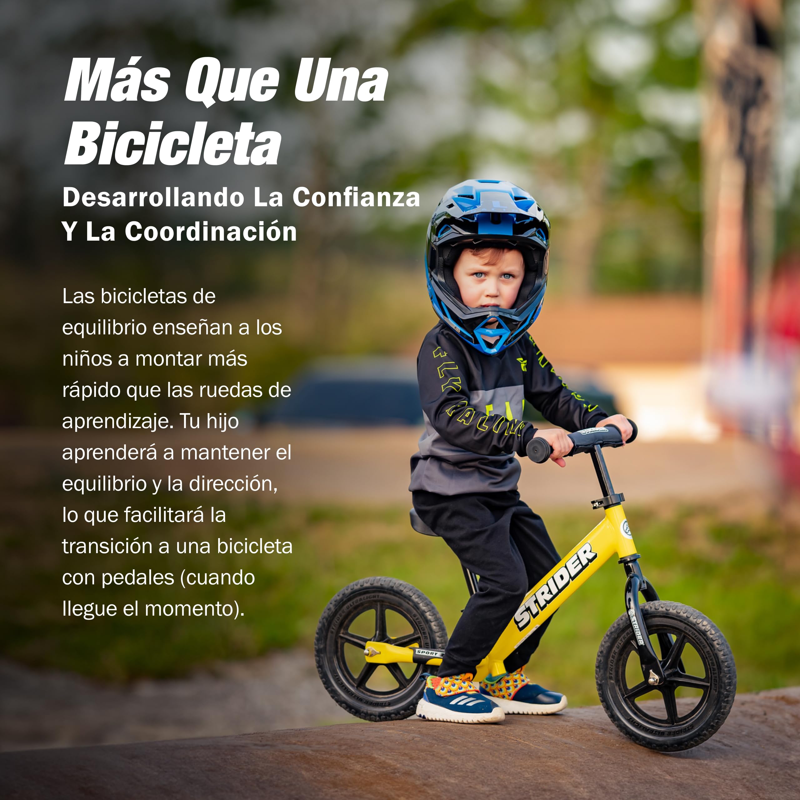 Strider Bicicleta Deportiva para niños de 12 Pulgadas, Bicicleta de Correr de 18 Meses a 5 años, Bicicleta de Equilibrio