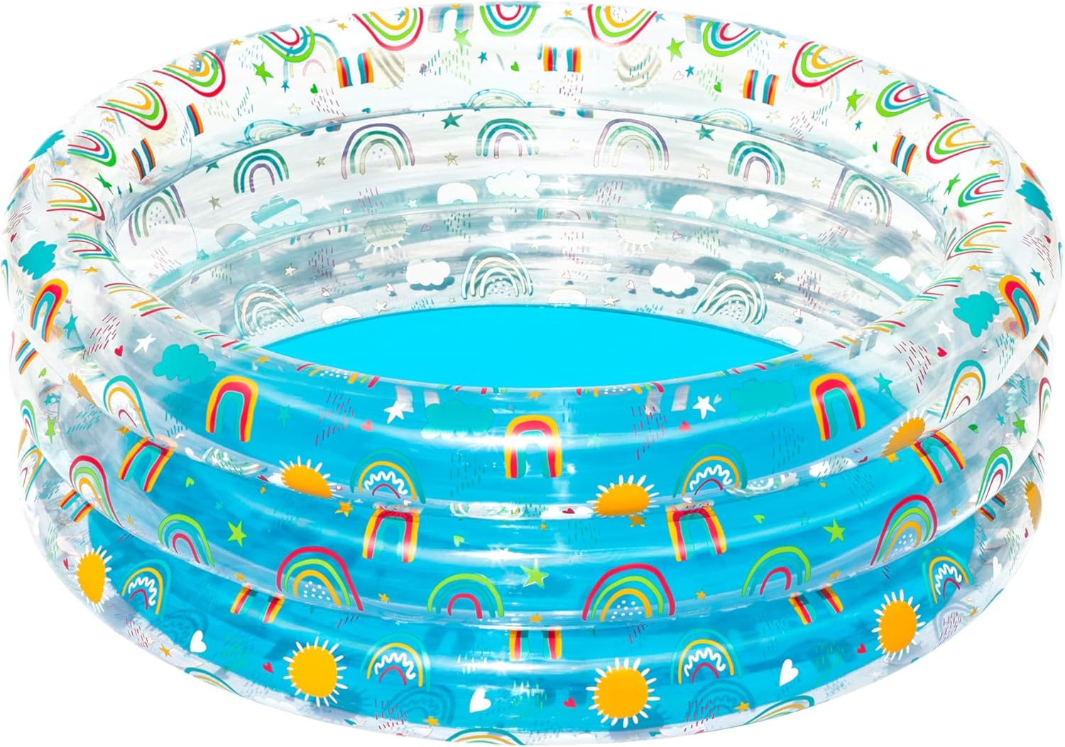 Bestway | Rainbow Inlatable Kids Play Pool, Swimming Pool Toys, Water Pool Toys, Inflatable Baby, Kids Pool for Outdoors