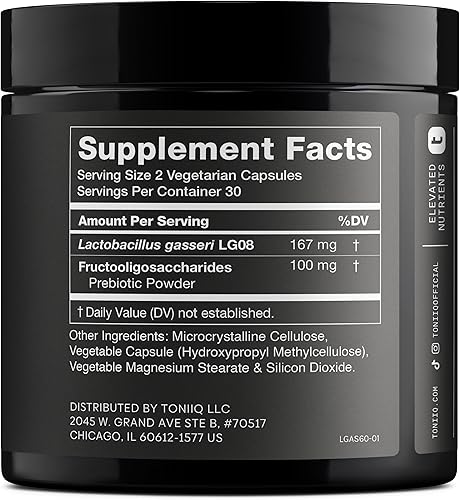Miniatura 2 de Lactobacillus Gasseri - Ultra alta resistencia 50 mil millones de UFC - Cápsulas de liberación retardada - Fabricado con fibra prebiótica de inulina