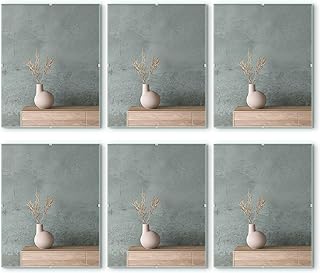 Golden State Art, 8x10 Glass Clip Picture Frame for Display Wall Hanging...