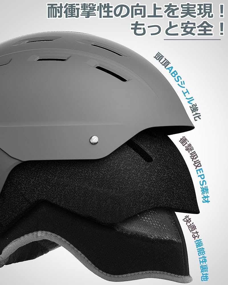 【サイズ:M】3段階温度調整！最長8時間！撥水加工！スマホ操作可能！ スキー ス Amazon | [OutdoorMaster] Falcon スキーゴーグル 【ZEISS製磁気