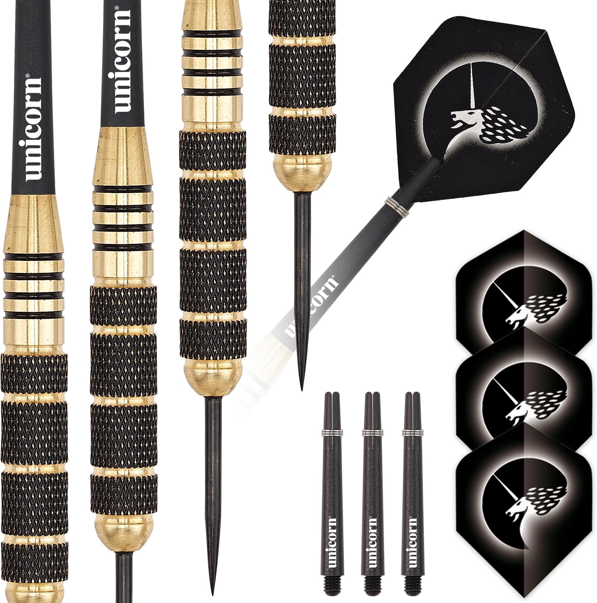 Steel Tip Darts Set | Core Plus | Authentic 100% Brass Barrels