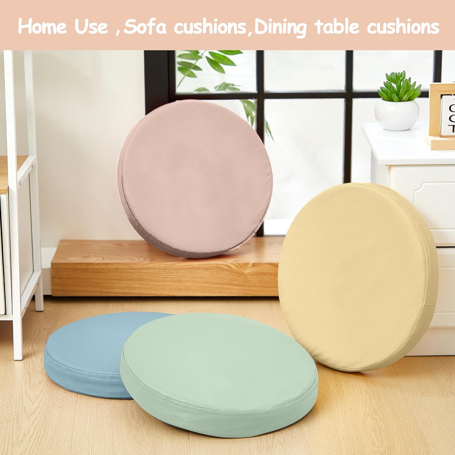 Juexica 4 Pcs Extra Thick Flexible Seating Floor Cushions Assorted Colored Pillow Floor Cushions for Classroom Soft Flexible Seating for Kids Learning Sitting Daycare School Chair (Boho Colors)