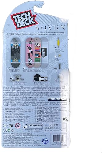 Miniatura 2 de TECH DECK Sk8shop Bonus Pack Mini Finger Skateboard Multi Pack Serie 2022 (Sovrn (paquete de 4))