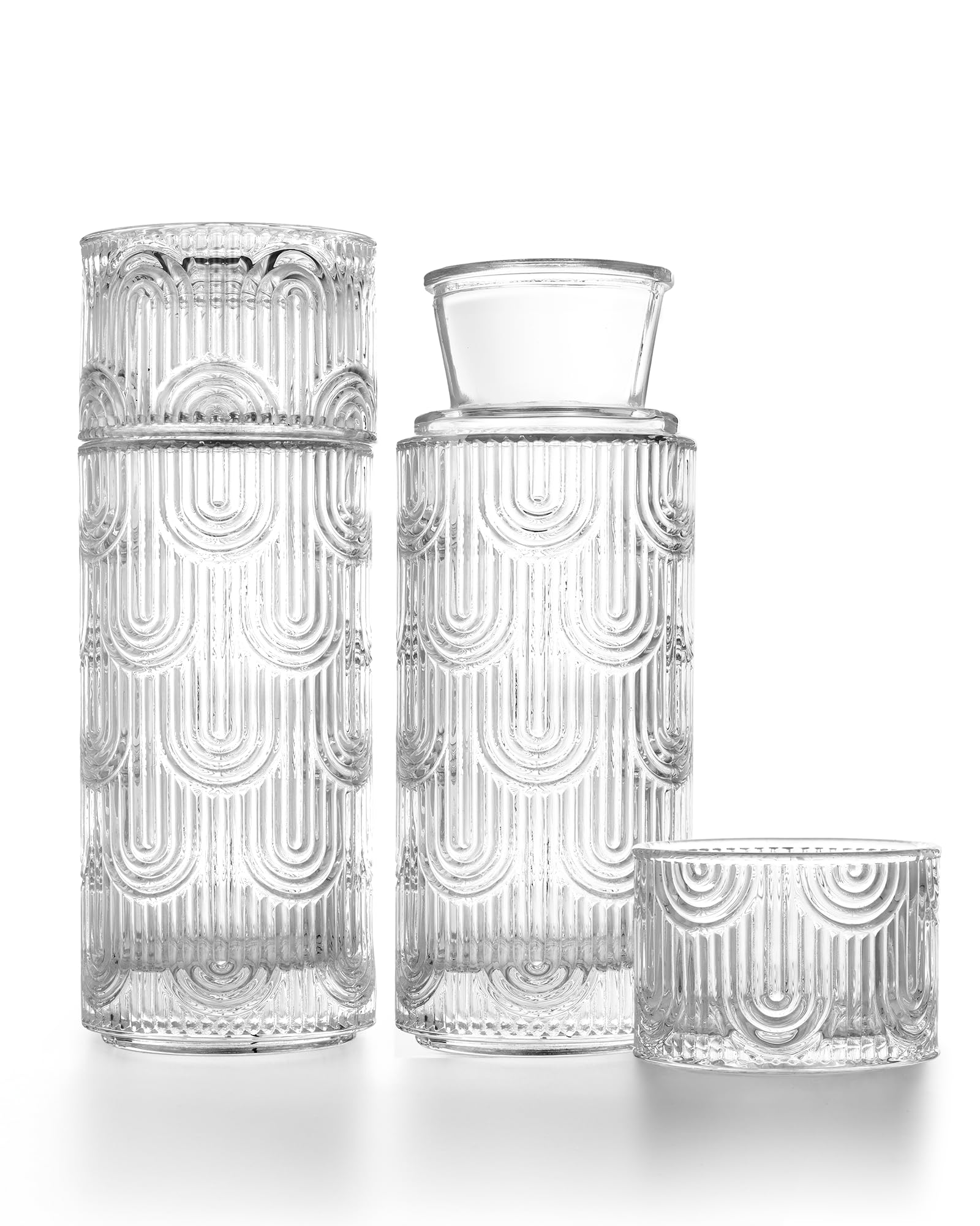 DmmyAlzx Bedside Water Carafe and Glass Set