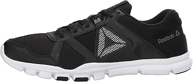 reebok men's yourflex navy/orange cross-training shoe