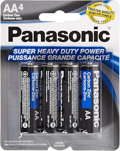 Panasonic Paquete de 48 pilas AA súper resistentes de JGHV