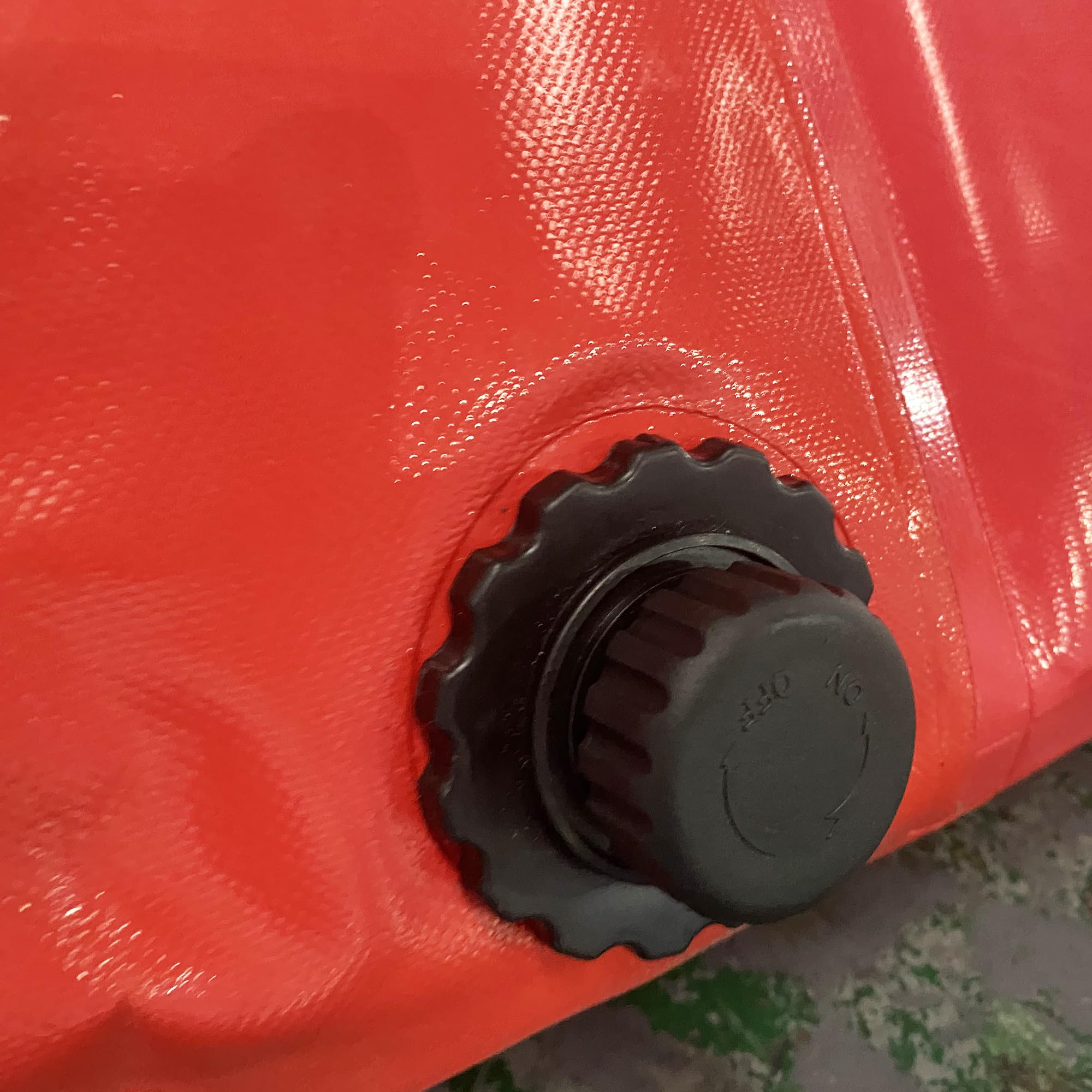 Hochwasserschutz bei Türen Wassergefüllte Hochwasserschutzbarriere Aufblasbare Hochwasserschutz, alternativer Sandsack für Regenschutz Rot (157"x15.7")