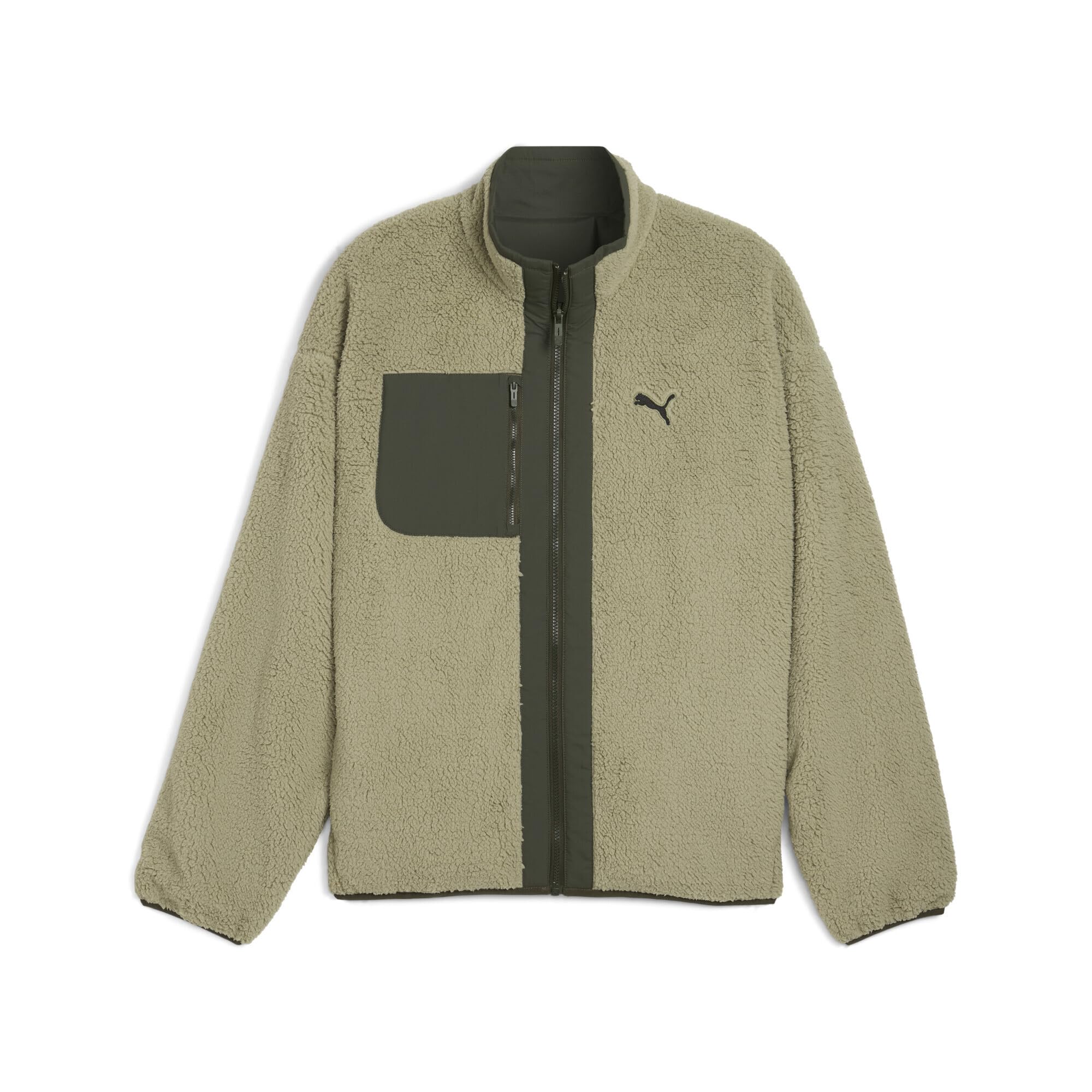 Reversible Sherpa Jacket Mont Erkek