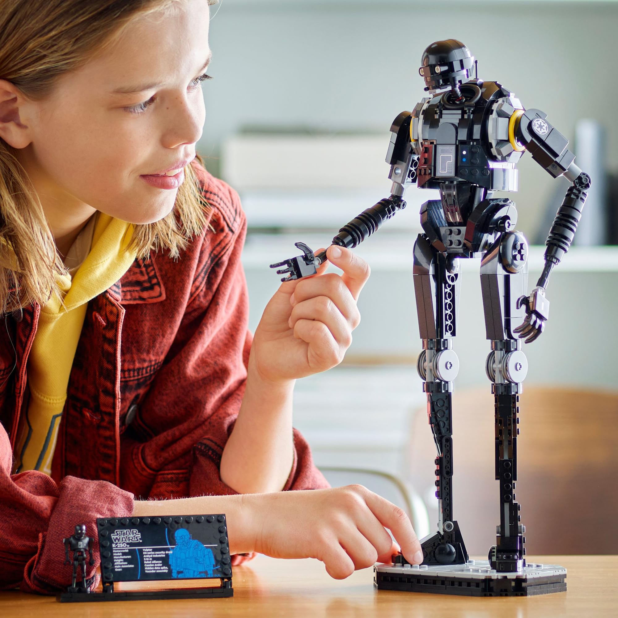 LEGO Star Wars: Andor K-2SO Security Droid - Building Toy for Kids, Ages 10+ - Makes a Great Gift for Boys and Girls - Model Kit and Room Decor Idea for Sci-Fi Adventure Fans - 75434 - Image 4