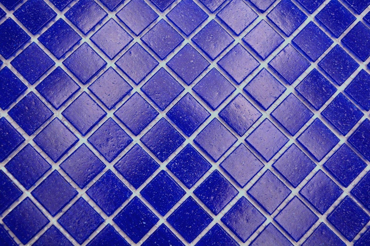 Carrelage mosaïque bleu translucide - Mosaïque en verre - Coquillage bleu - Pour mur, salle de bain, toilettes, cuisine, revêtement de salle de bain