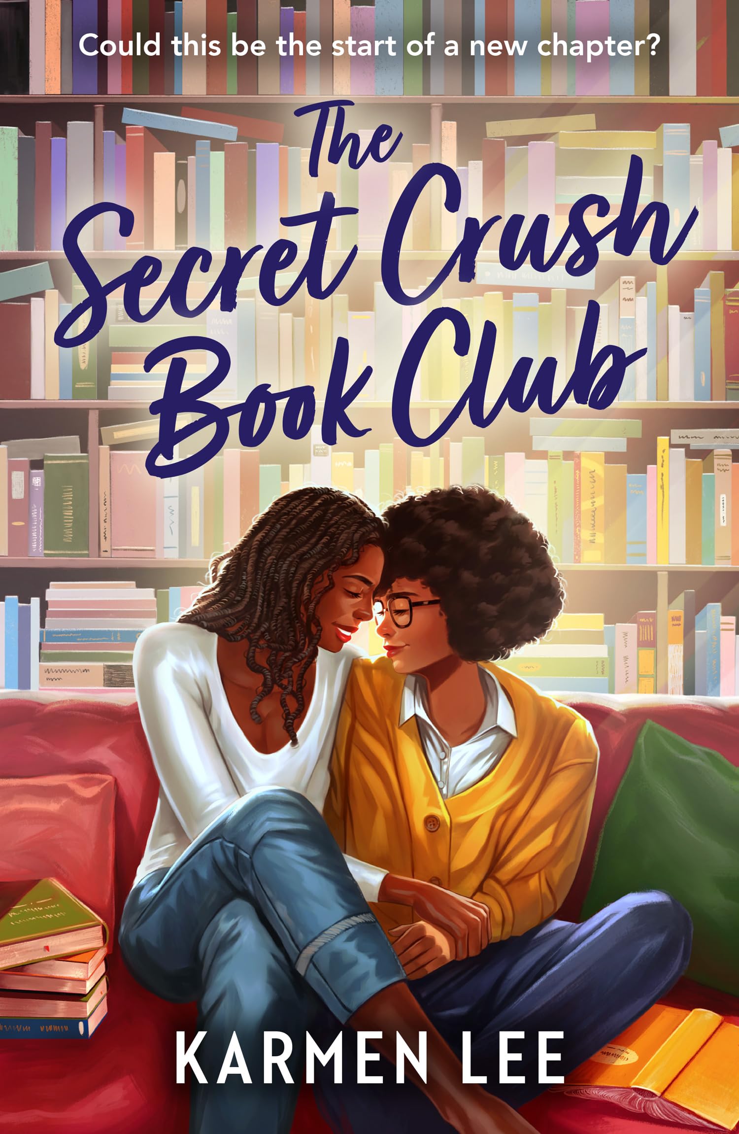 The Secret Crush Book Club: A cosy sapphic love story perfect for fans of small town romance in 2026! (Peach Blossom)