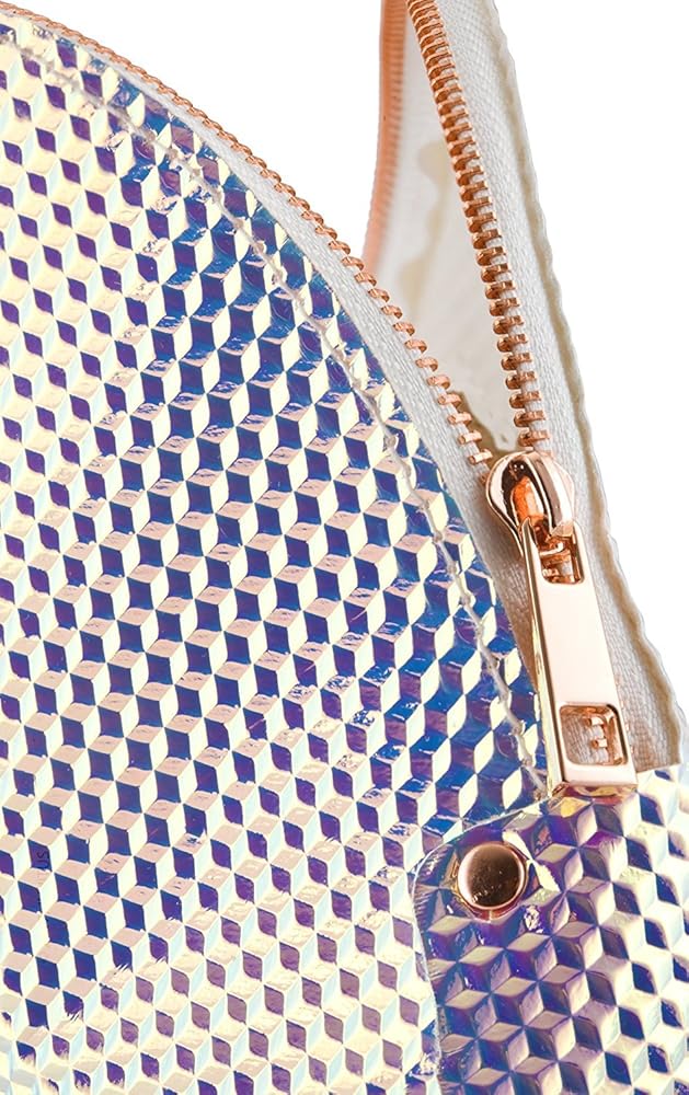 Amazon.com: JUVITUS Holographic Seashell Shape Cosmetic Bag