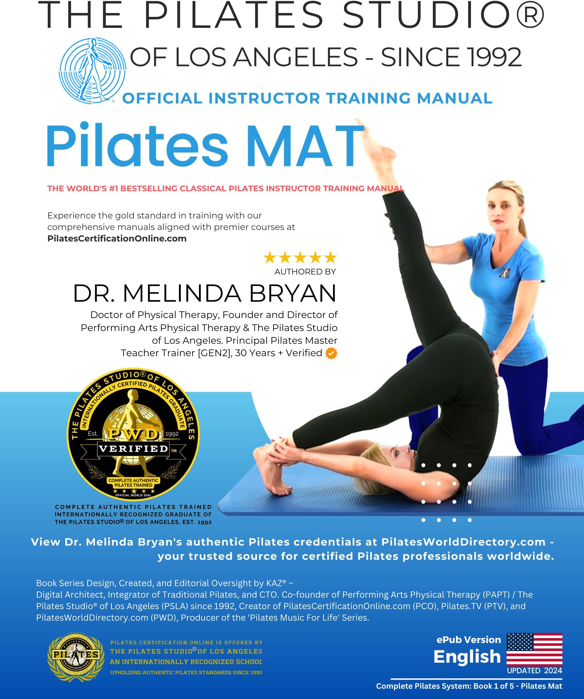 Pilates Mat Training Manual (Official International Training Manual
