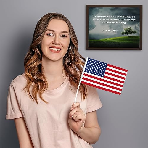 Miniatura 2 de Character Is Like a Tree - Abraham Lincoln Inspirational Wall Decor Print, Patriotic Landscape Motivational Art For Home Decor, Office Decor,