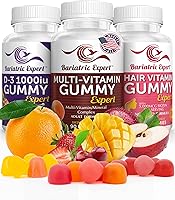 Vista 1 de Multivitamínico bariátrico, paquete de 3 gomitas multivitamínicas, 90 masticables - Gomitas D3 90 masticables - Gomitas de vitaminas