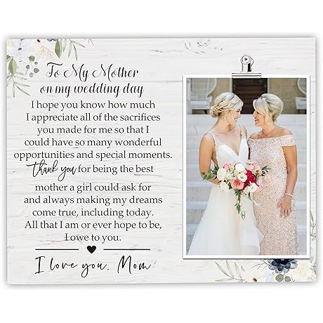 Mother of the Bride Picture Frame
