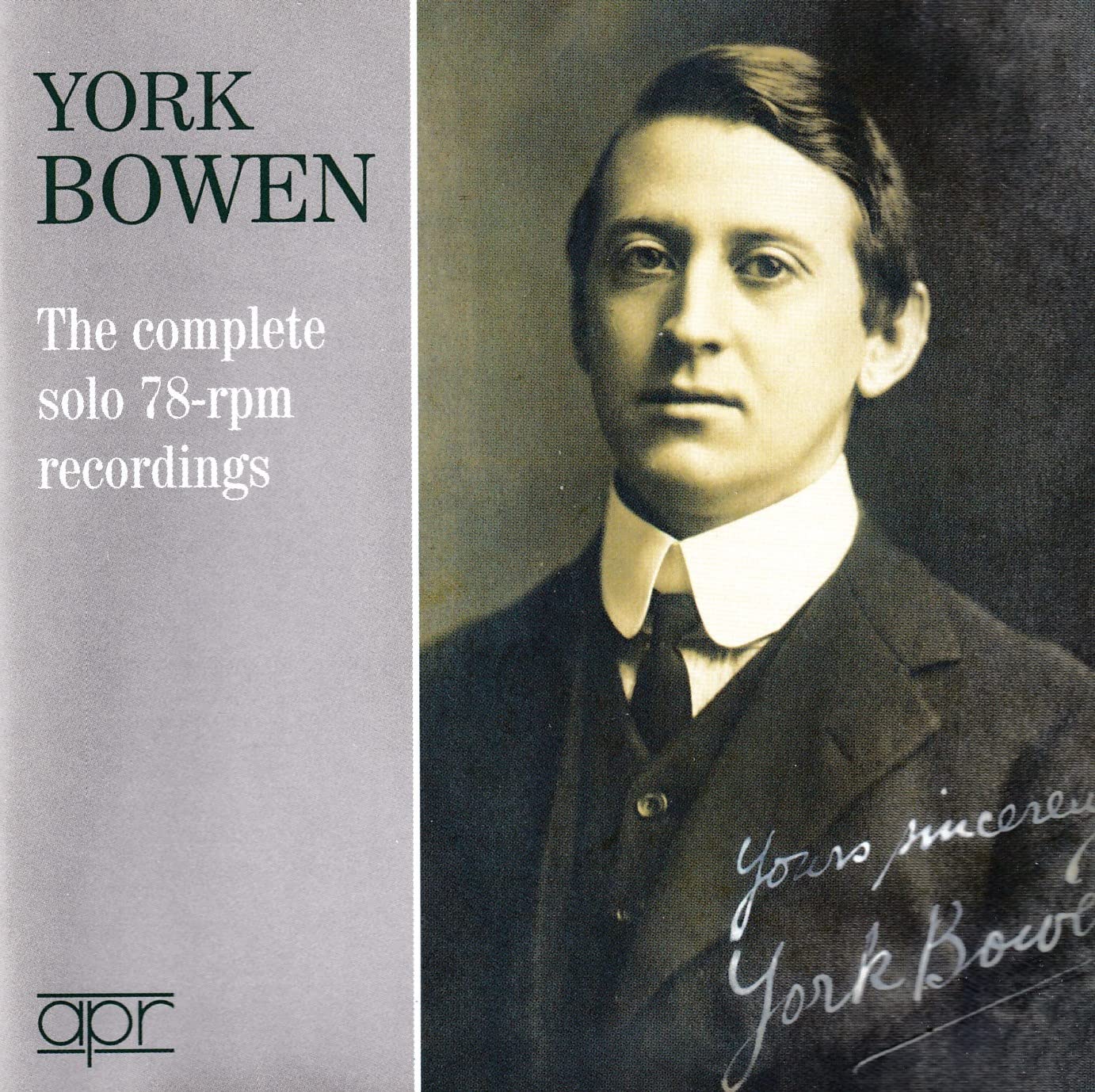 Bowen: The Complete Solo 78rpm Recordings