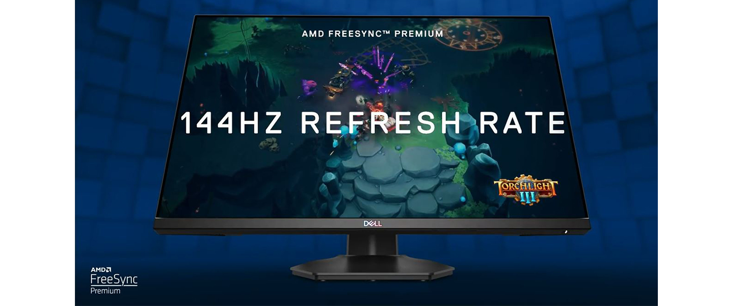 Dell S2421HGF 24 Inch Full HD (1920x1080) Gaming Monitor, 144Hz