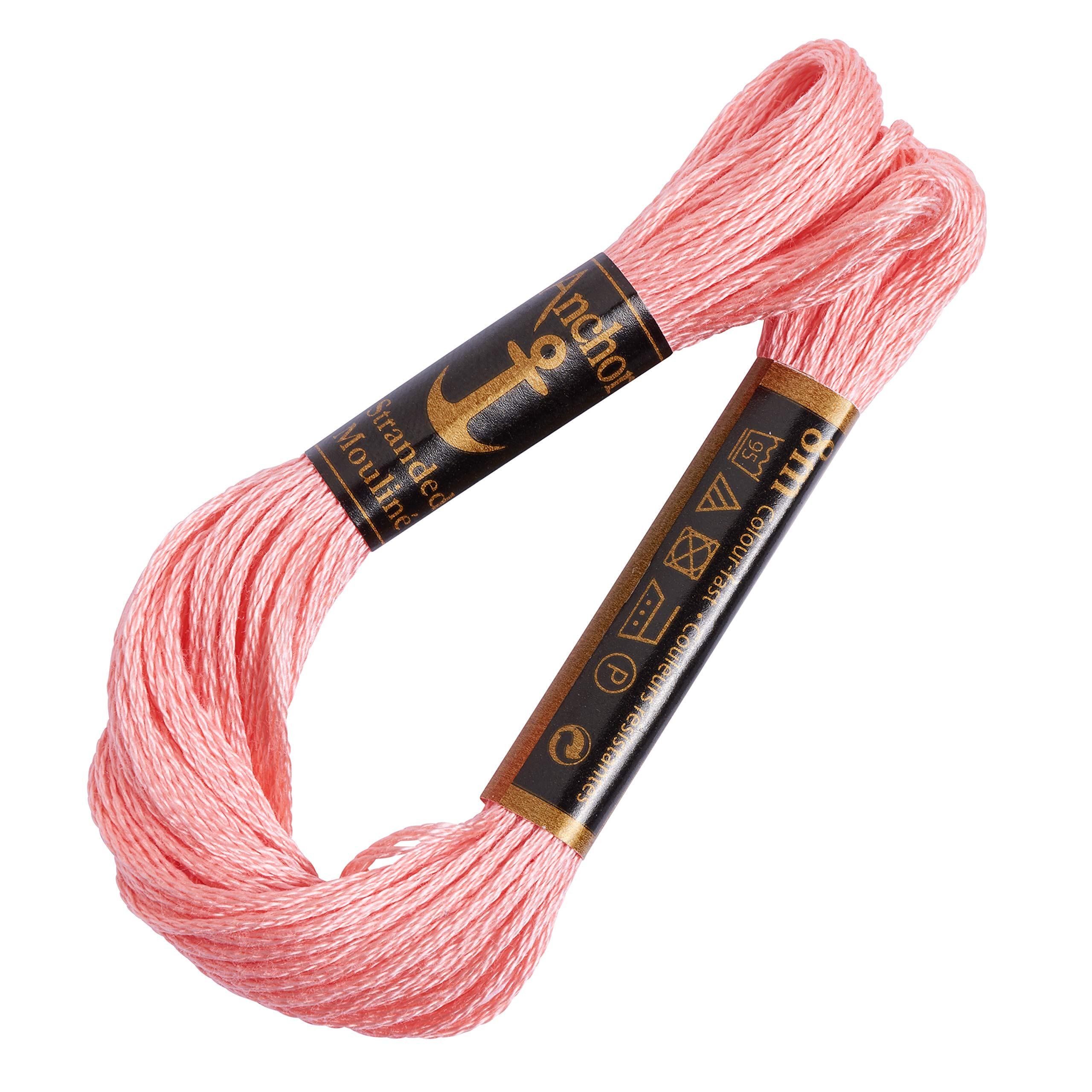 Susan Bates Anchor 6-Strand Embroidery Floss 8.75Yd-Salmon Light