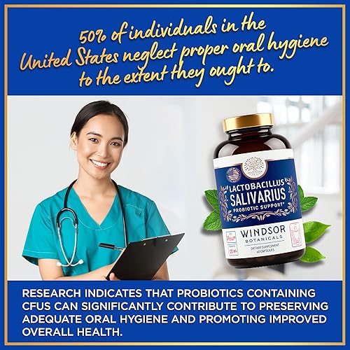 Miniatura 7 de Lactobacillus Salivarius Cápsulas probióticas  L Salivarius probióticos orales probióticos dentales para mal aliento, salud de dientes y encías