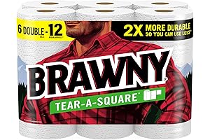 Brawny Tear-A-Square Paper Towels: Today's Daily Deals
