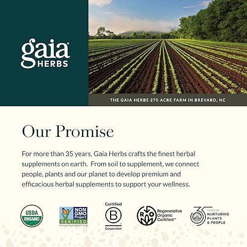 Miniatura 7 de Gaia Herbs Adaptogen Performance Hongos y Hierbas - Suplemento de apoyo energético para ayudar a mantener la resistencia y la resistencia* -