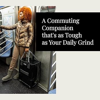 Amazon.com: (Medium, Black) Reusable Grocery Bag On Wheels