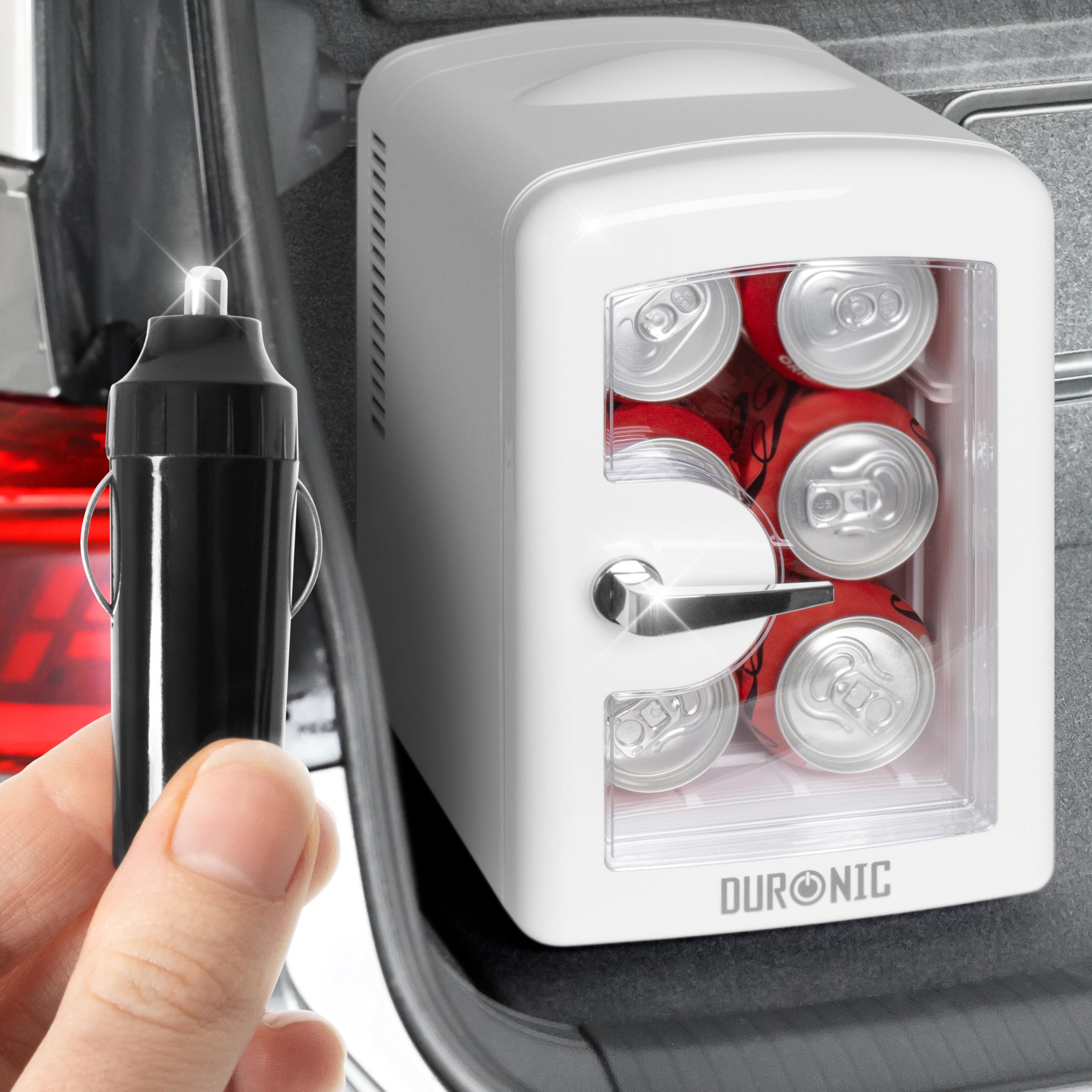 Duronic MFW4 WE Mini réfrigérateur 42W 4 litres Congélateur pour boisson snacks