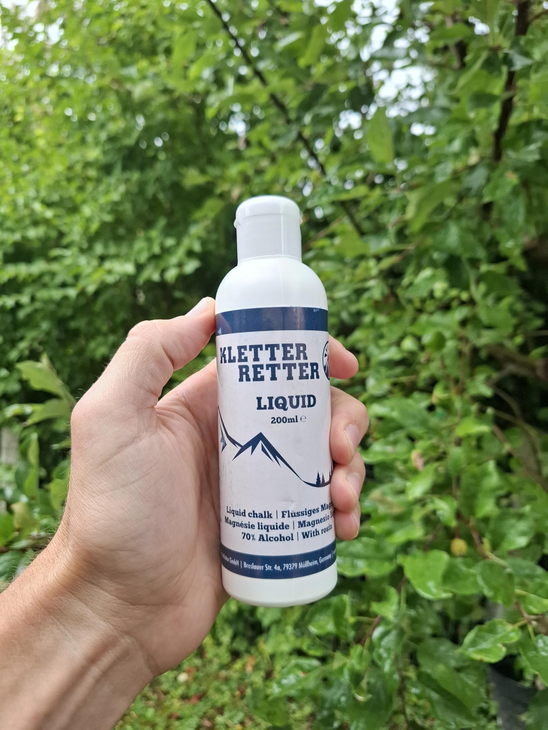 Flüssiges Magnesia 200ml - Liquid Chalk - 3er Packung - Neue Formel: Dicker und Leichter anzuwenden