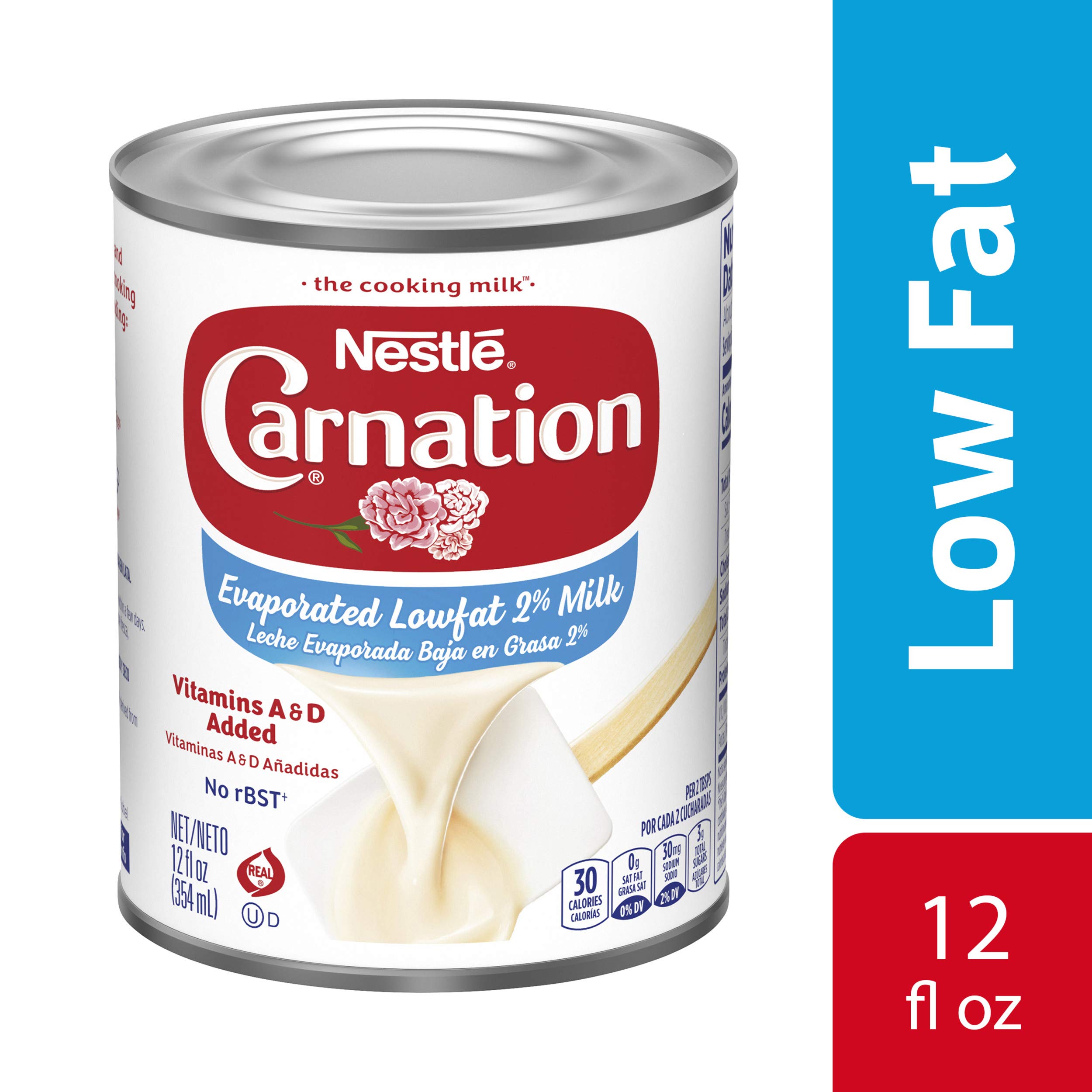 Nestle Carnation Lowfat 2 Evaporated Milk Vitamins A and D Added — view 11