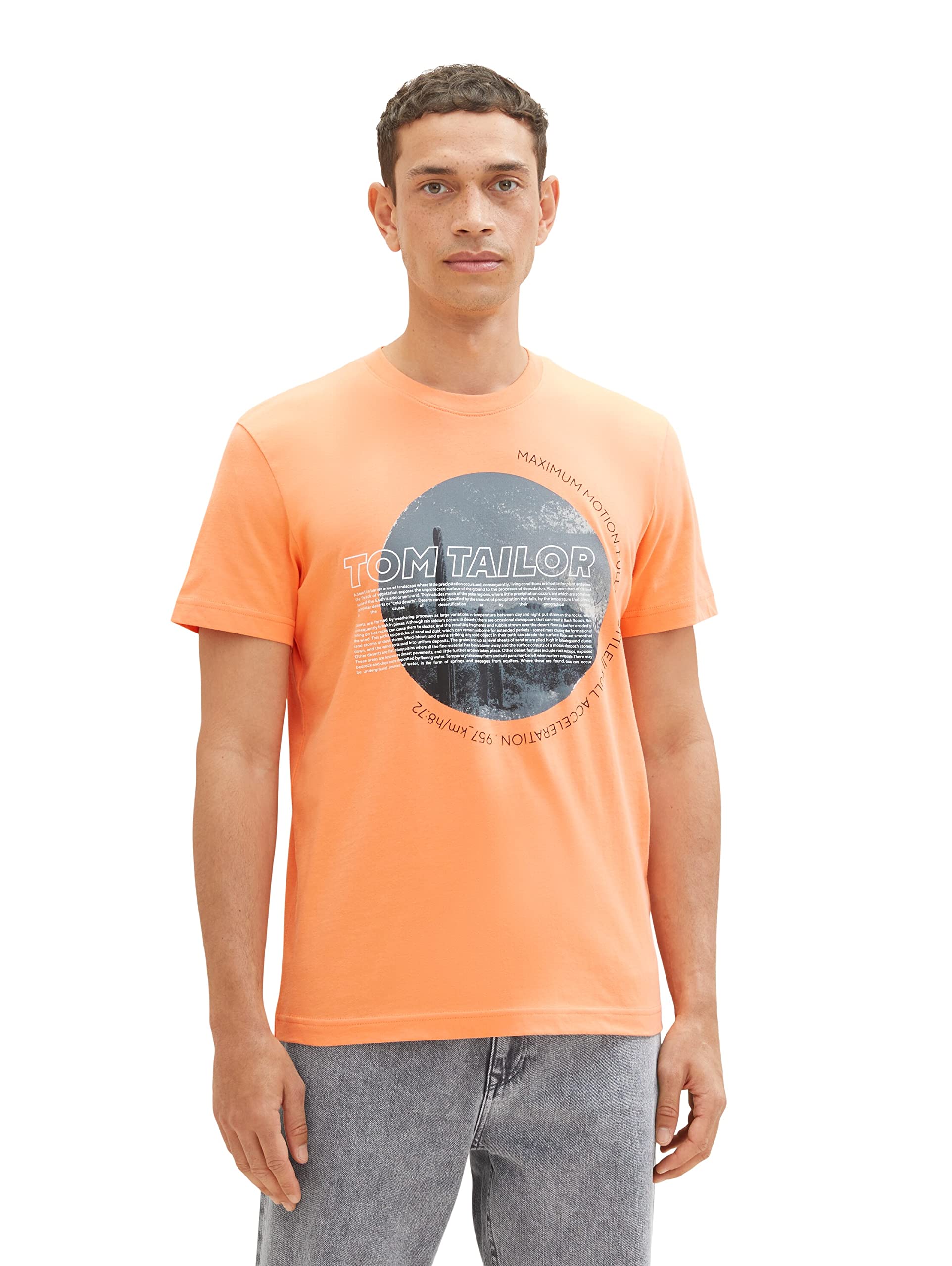 TOM TAILOR Mens Photo Print T-Shirt