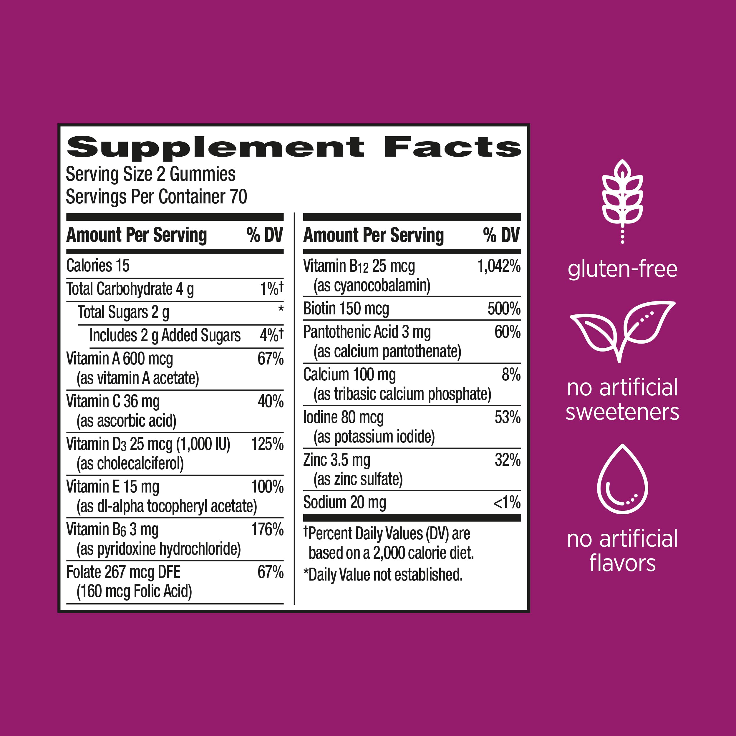 Centrum MultiGummies for Women 50 and Over, 140 Count — Amazon image 4
