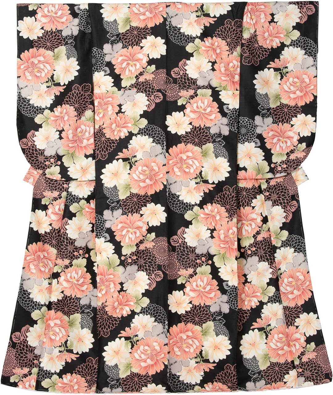 格式高いキッチリとした大きめ金駒刺繍が施された黒留袖フルセット