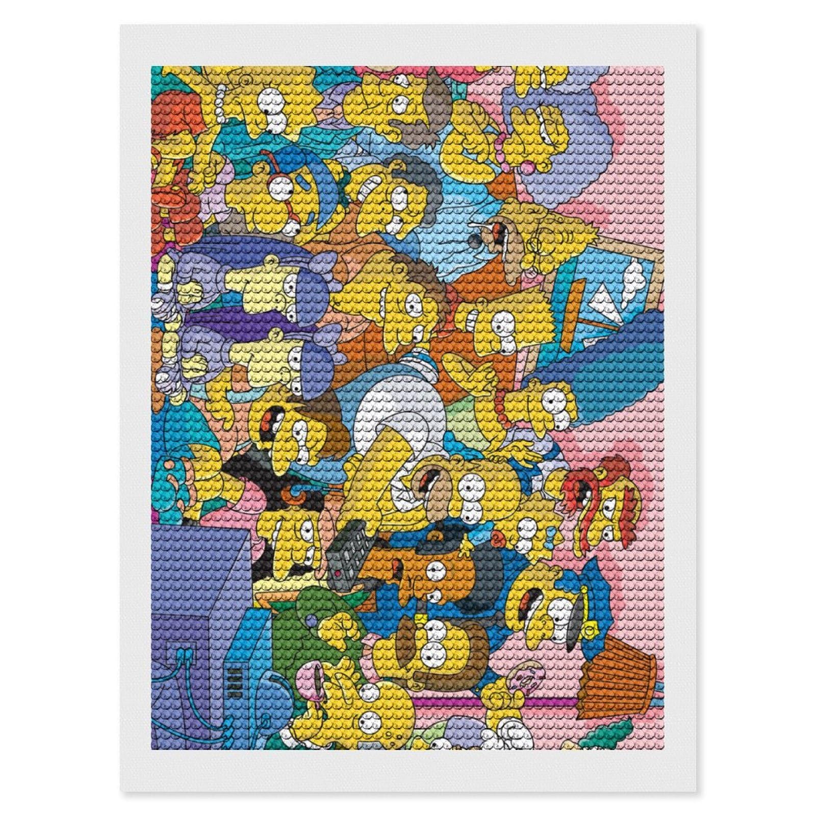 Amazon.co.jp: ダイヤモンドアート ザ・シンプソンズ