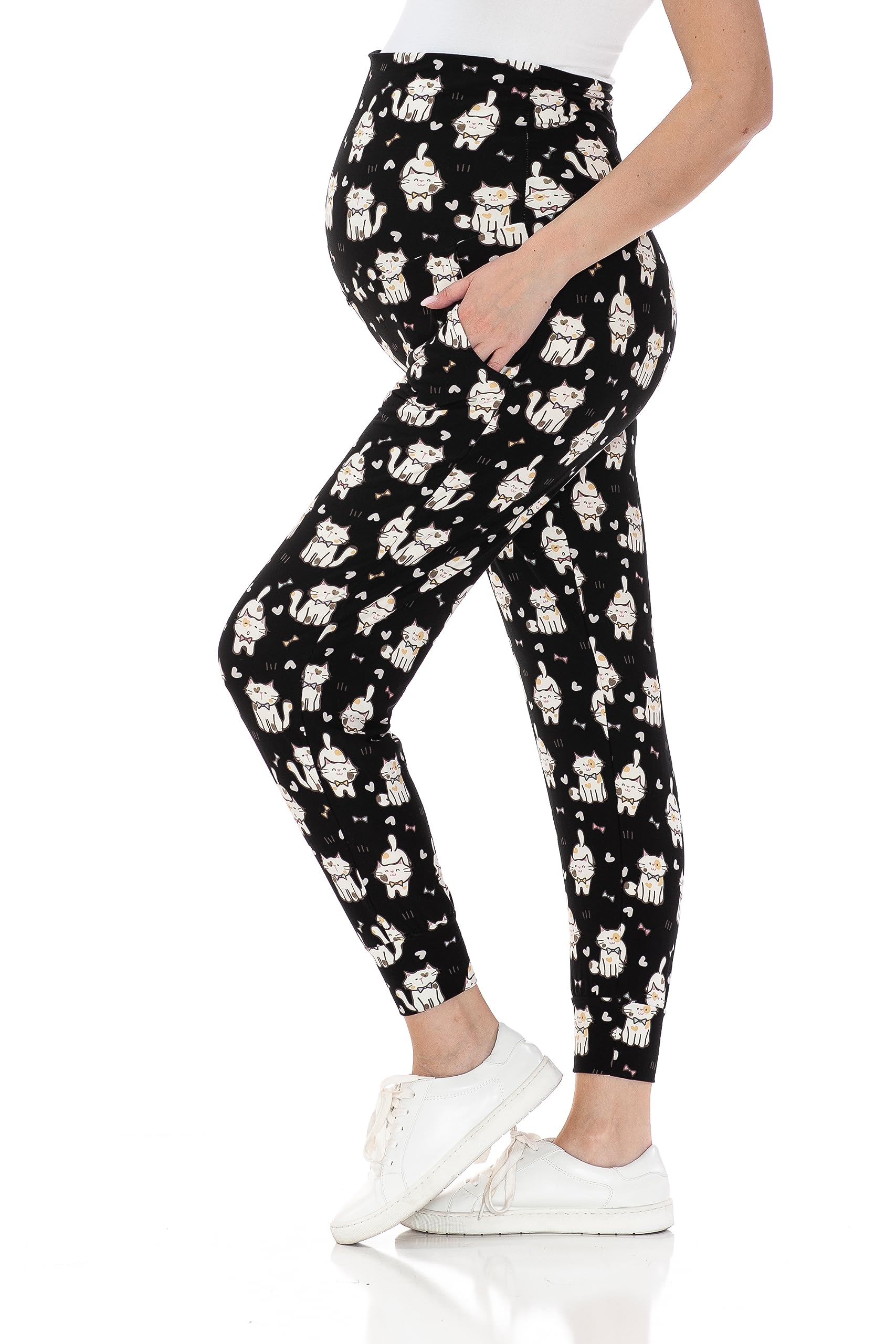Leggings Depot Maternity Pants For Women Over The Belly Pregnancy