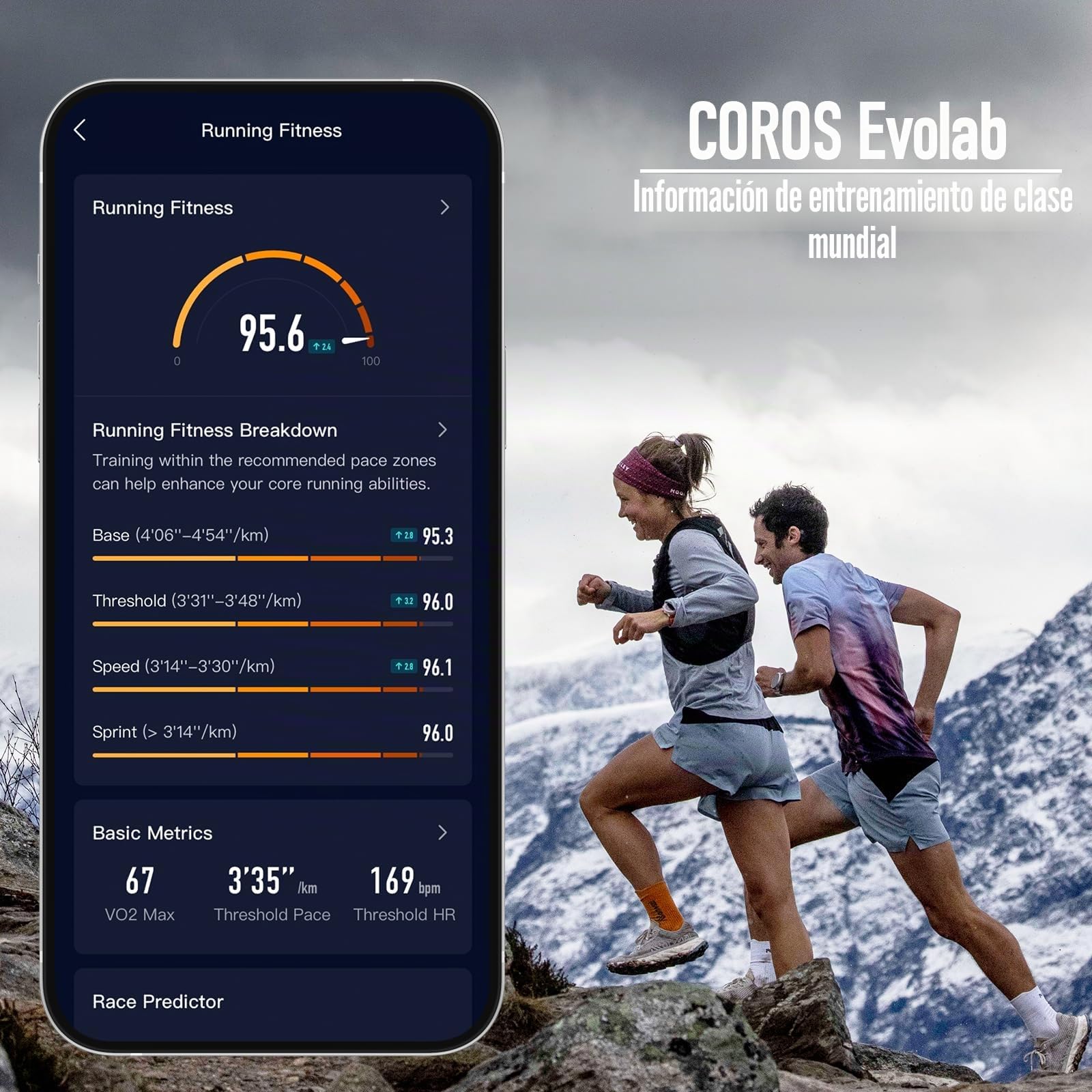 COROS Apex 2 Reloj GPS Outdoor, 1,2" Zafiro Titanio, 17 días de Batería, Navegación en muñeca, Mapas Offline, Monitor de Frecuencia Cardiaca, Medición del sueño, Carrera, Ciclismo, Escalada-Rosa