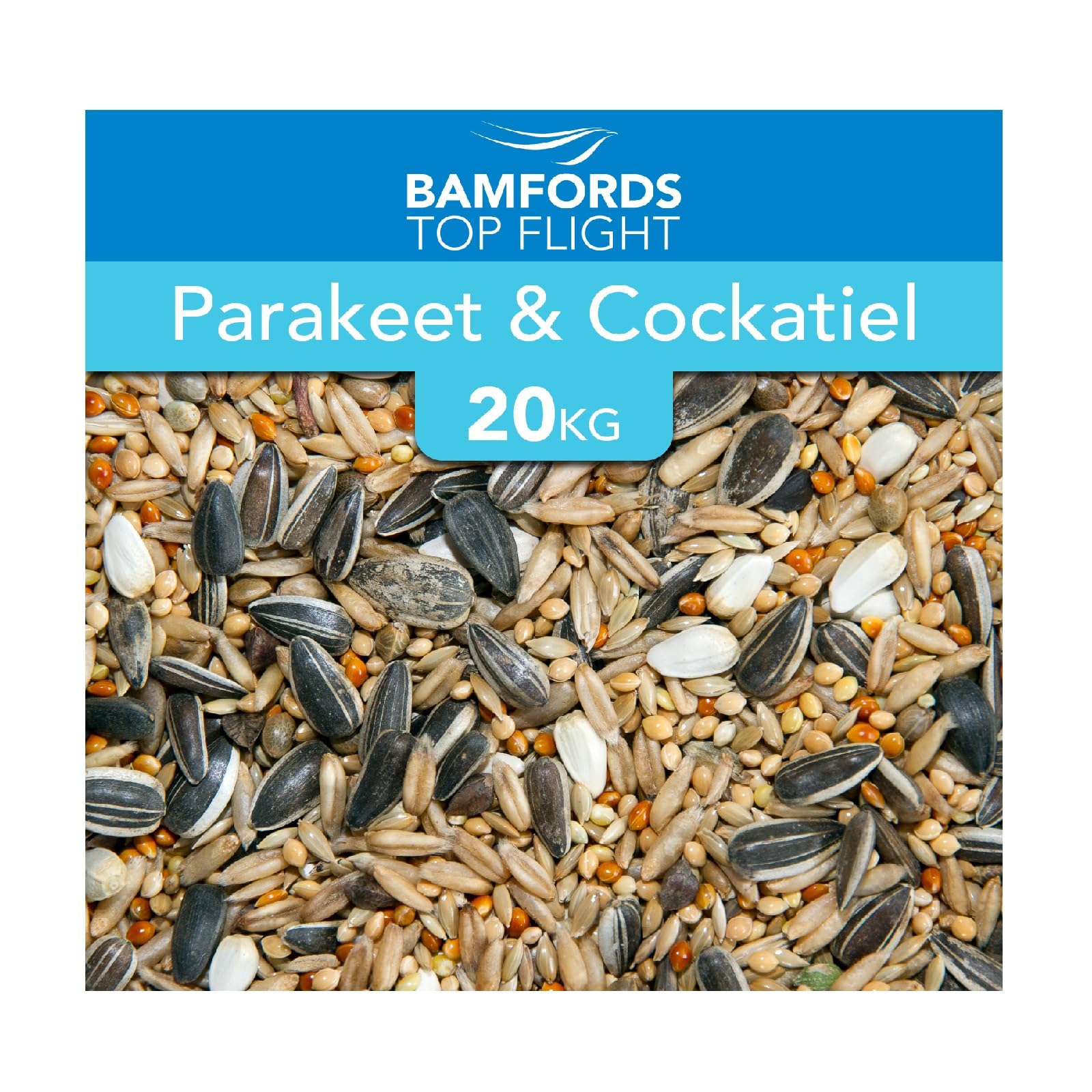 Bamfords Top Flight Cockatiel & Parakeet Food with Canary Seed, White Millet
