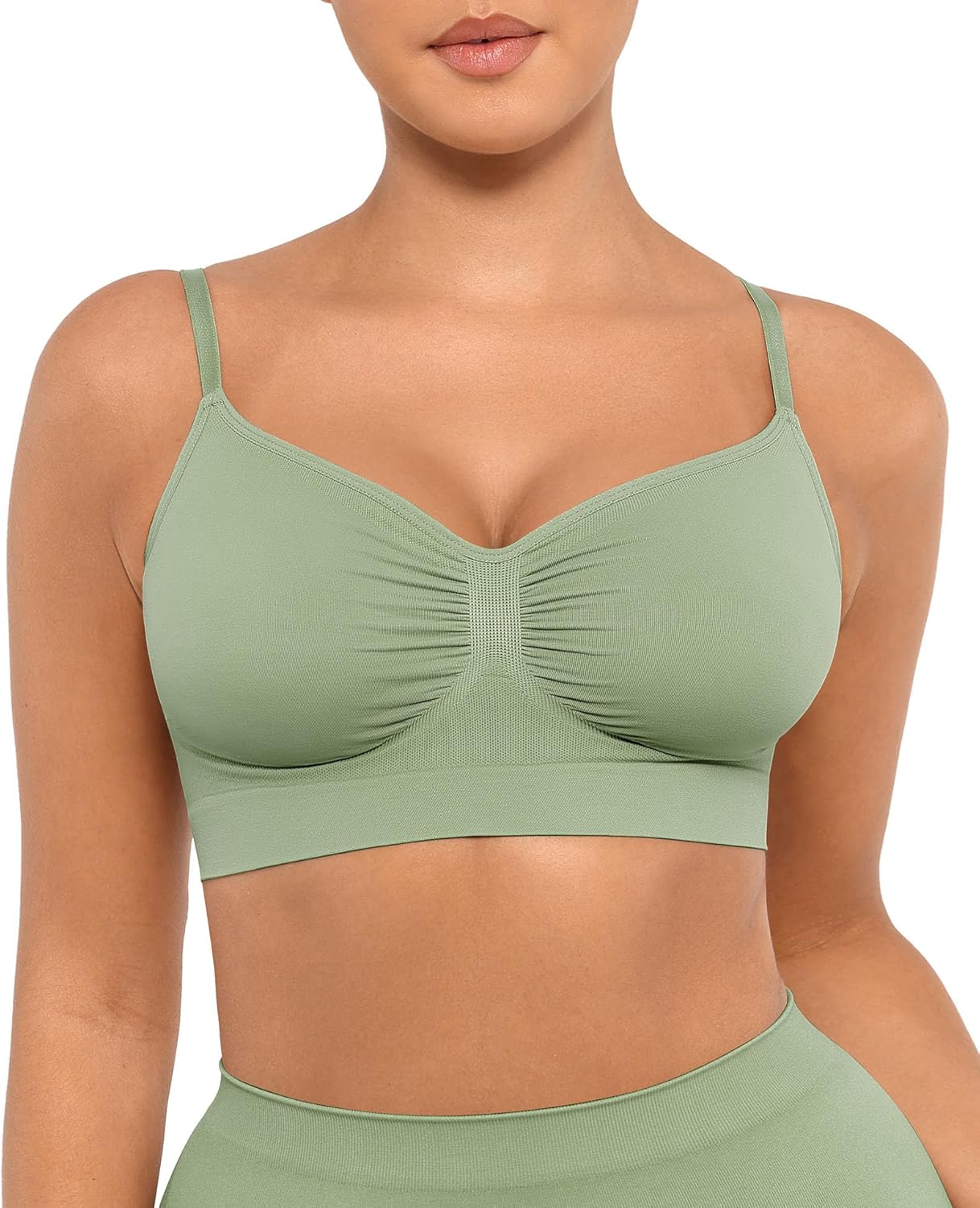 FeelinGirl Bralettes for Women with Support Comfortable Bras No Underwire Seamless Everyday Bras