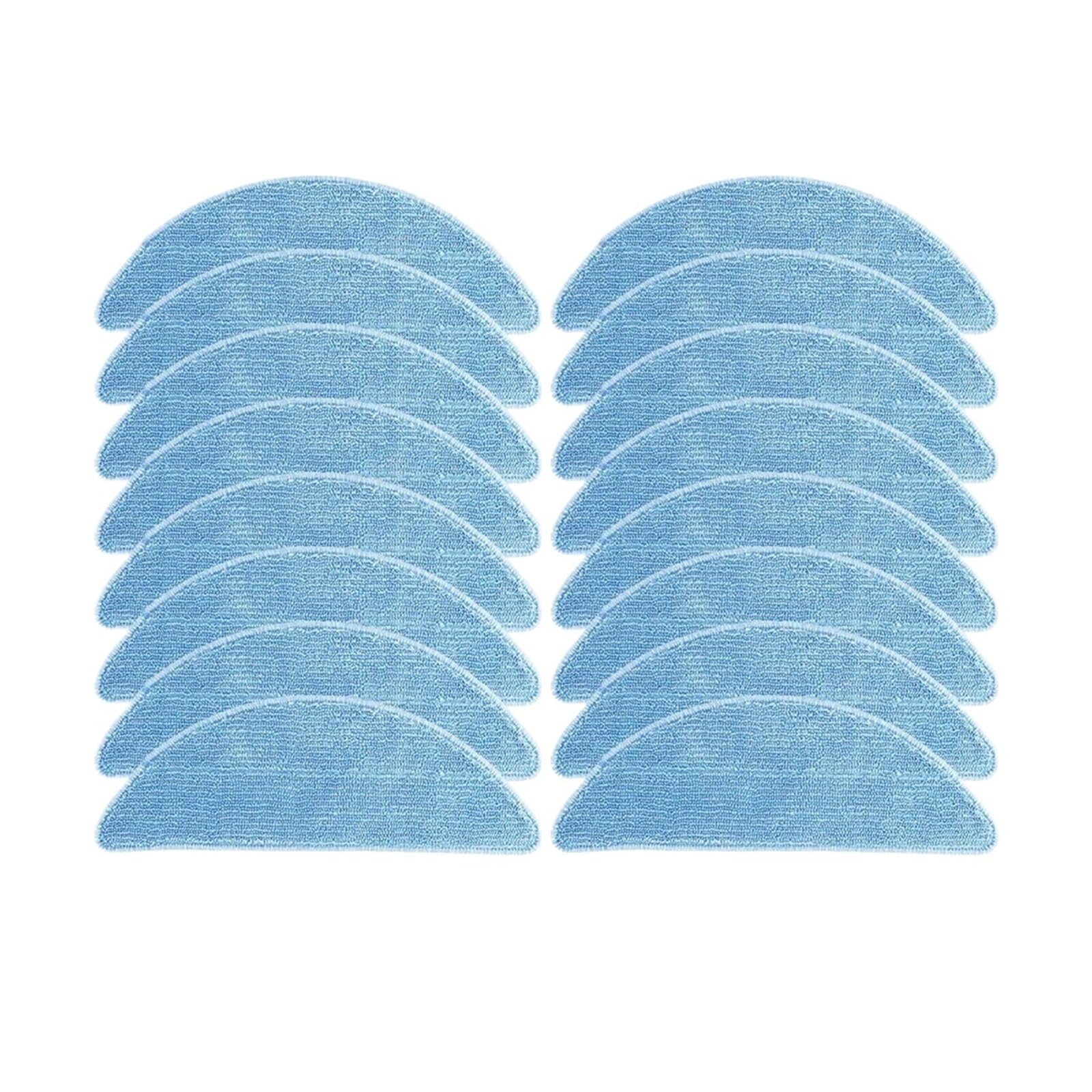 KRHZYPLAE Mop Cloths Rag Robot Vacuum Cleaner Parts Accessories,Compatible For Neatsvor,M50(16 Pcs)