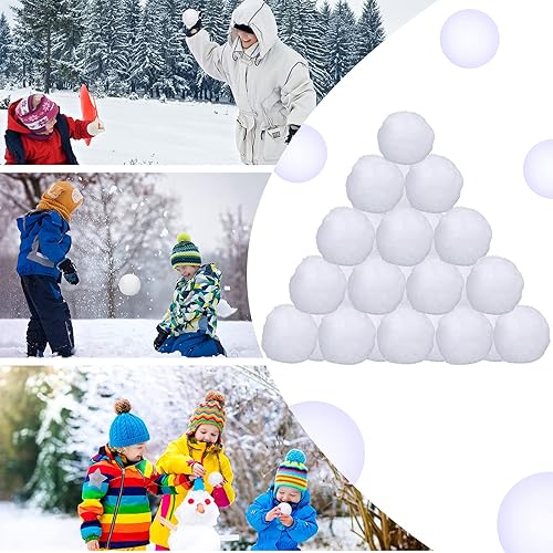 Miniatura 4 de WILLBOND 80 bolas de pompones para manualidades, bolas de felpa esponjosas, bolas de pelo para disfraz de Navidad, decoración de Navidad, bolas de