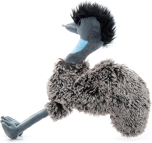 Miniatura 8 de The Petting Zoo Emu - Animales de peluche, regalos para niños, animales salvajes del zoológico Onez, juguete de peluche Emu de 12 pulgadas