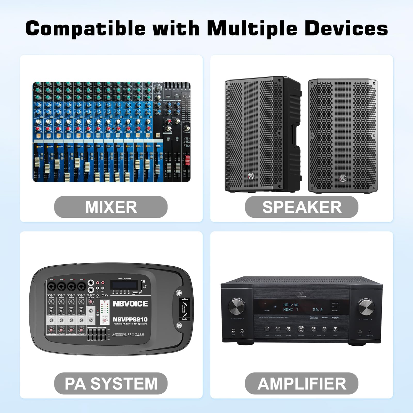 18-Inch 4000W P.M.P.O Stereo PA Speaker System with Bluetooth/USB/Remote, Includes 4 Line Array Speakers, 1 Active Subwoofer, 2 Tripods - Perfect for DJ, Parties, Weddings, and Events