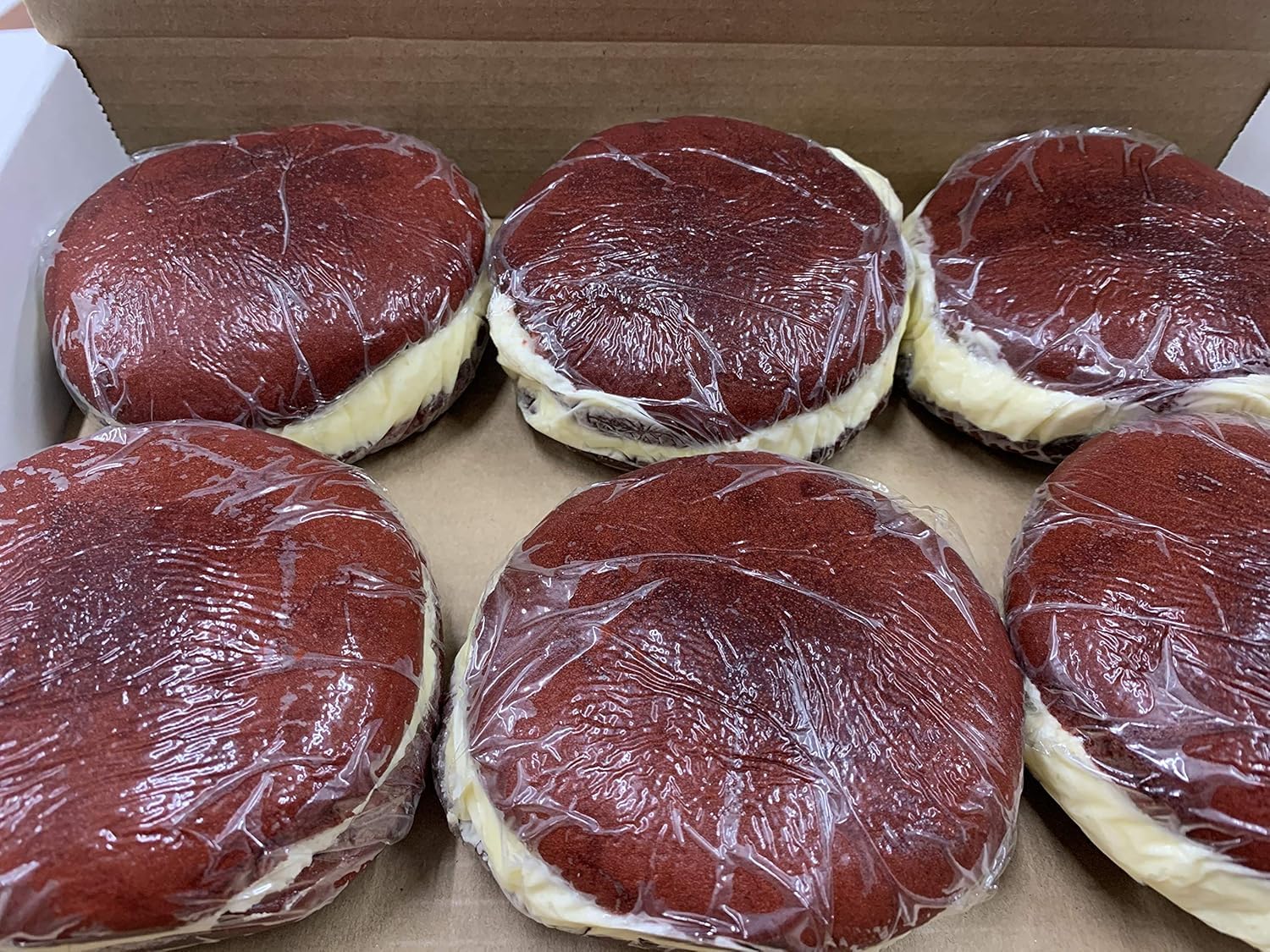 Fresh-Baked Whoopie Pies (Gobs), 6 Ct. Red Velvet, by Bird-In-Hand Bakery & Cafe in Amish Country, Pennsylvania