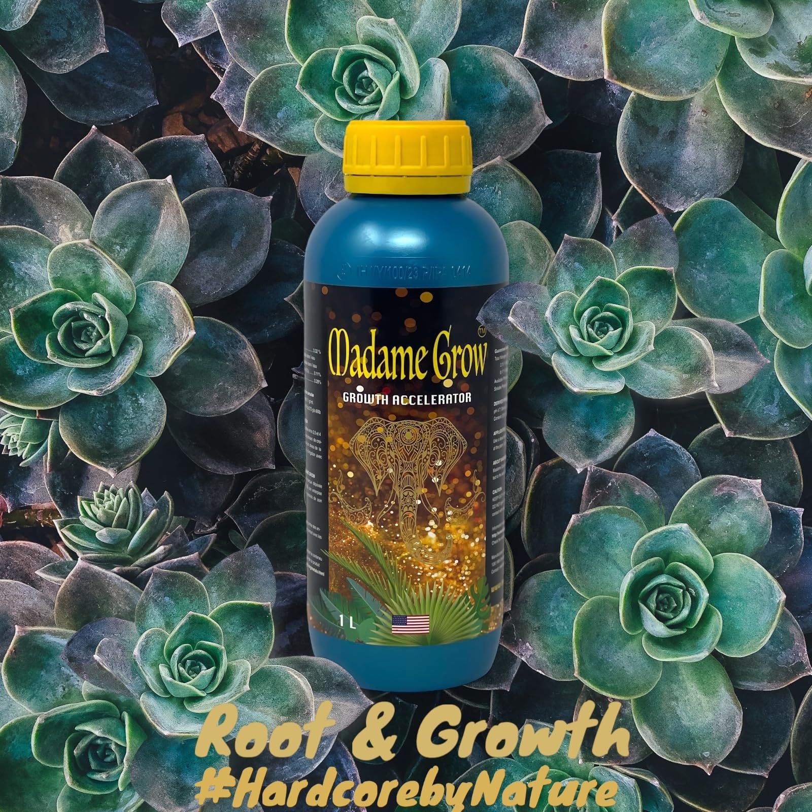Madame Grow Kit Fertilizzanti Organici 3x1L - Concimi Biologici Superconcentrati, Ciclo Completo Crescita e Fioritura per Piante, Vegetal Bioplant