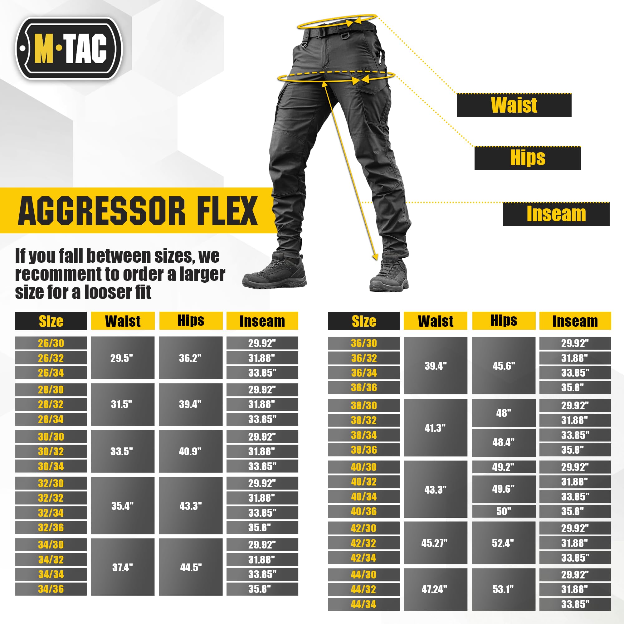 Aggressor Flex - Tactical Pants - Men Cotton with Cargo Pockets